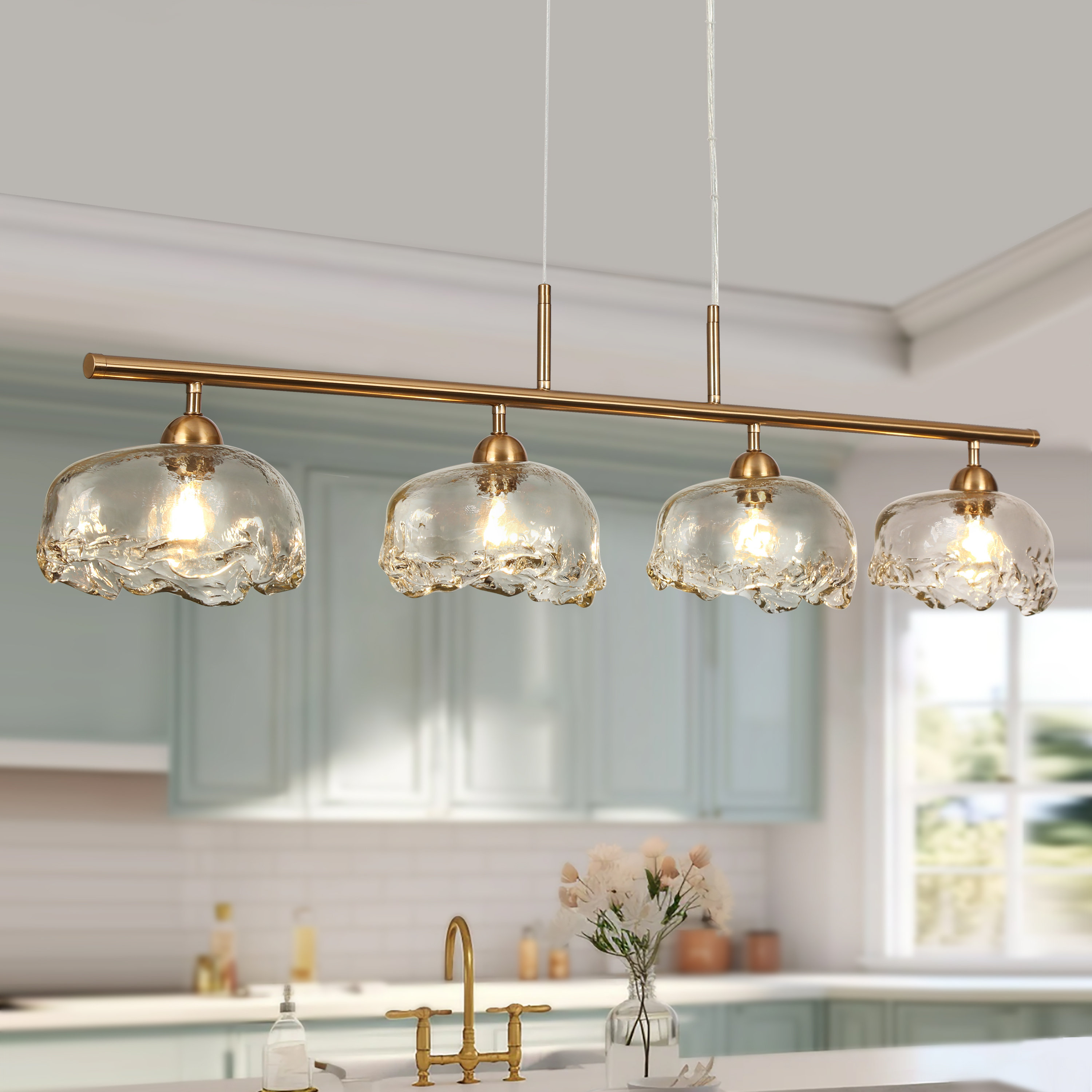 Mercer41 Alyra 4 - Light Kitchen Island Pendant | Wayfair